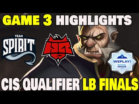 TEAM SPIRIT VS HELLRAISERS GAME 3 Bukovel Minor CIS Qualifier Lower Bracket Finals