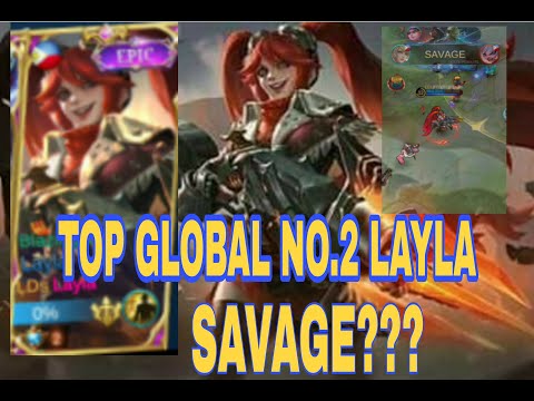 TOP GLOBAL LAYLA IN RANK BE GAME || LAYLA GAMEPLAY🔥