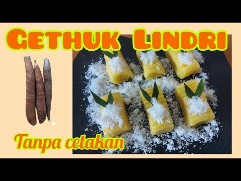 Gethuk Lindri Tanpa Cetakan || Gethuk Lindri Tanpa Pewarna (Warna Asli) Ala ART HK