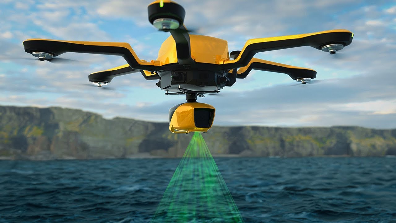 YellowScan Navigator: Bathymetric & topographic LiDAR solution for UAVs