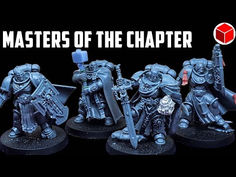 Kitbashing FOUR Space Marine Primaris Masters of the Chapter