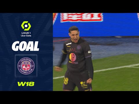 Goal Fares CHAÏBI (4' - TFC) AJ AUXERRE - TOULOUSE FC (0-5) 22/23