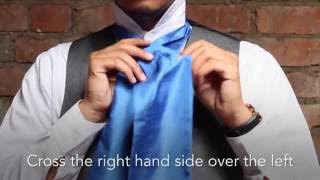How to tie a cravat