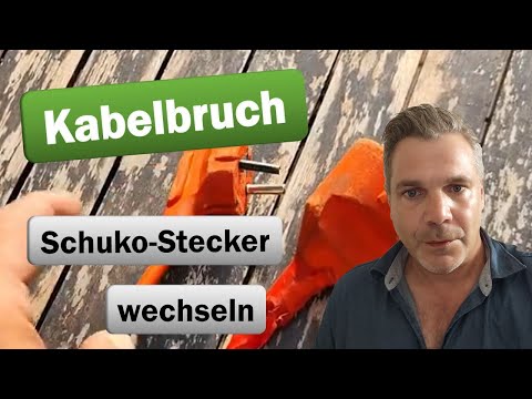 Defekten Schuko-Stecker wechseln - Kabelbruch - Aus zwei Verlängerungskabeln eins machen - Reparatur