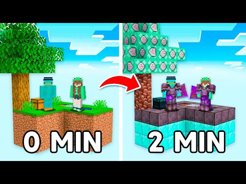 Locked in SkyBlock but the island changes every minute