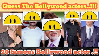 Guess the bollywood actor, Can you guess the bollywood actor? How many could you guess