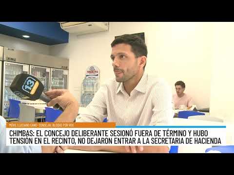 Chimbas: sesión bajo tensión y con el ingreso prohibido a la funcionaria de Hacienda