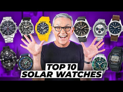 Top 10 Best Affordable Solar Watches! $75 - $500!
