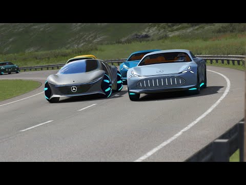 Mercedes-Benz Vision AVTR 2020 vs Mercedes Vision AMG Concept 2022 Sports at Highlands