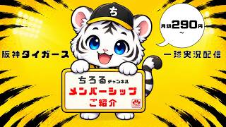 【 メンバーシップ紹介 】ちろる メンバーシップ 紹介 実況・同時観戦｜初心者・他球団ファン歓迎