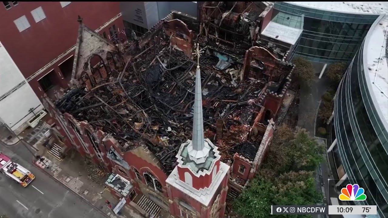No cause found yet in First Baptist Dallas Church fire