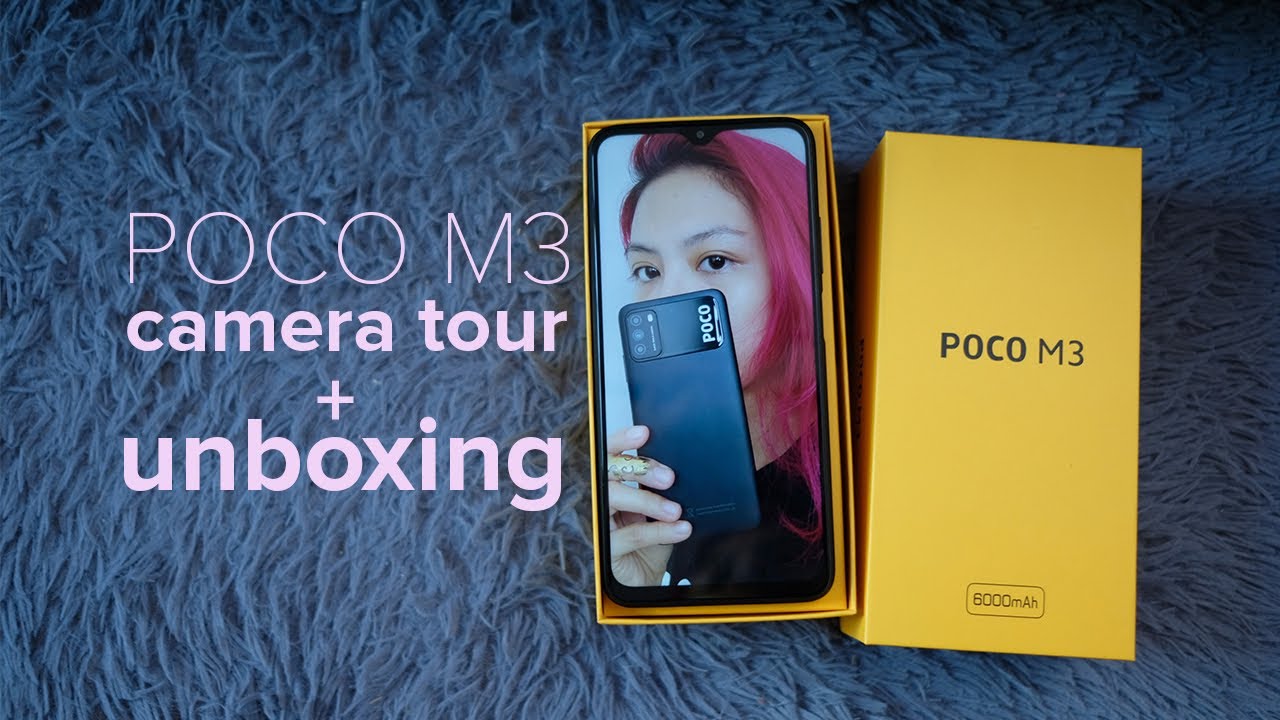 POCO M3 camera tour + unboxing!