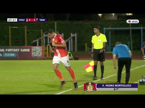 Pedro Bortoluzo with his first-ever hat-trick for Hougang United | SPL 2022
