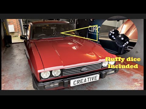 CCS Creative Car Sounds - Absolutely Stunning Ford Mk3 Capri 2.0 Laser in for Security Upgrades.