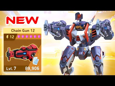 New Weapon Unlock - Chaingun 12 with Orion - Mech Arena