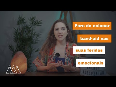 Pare de colocar band-aid nas suas feridas emocionais