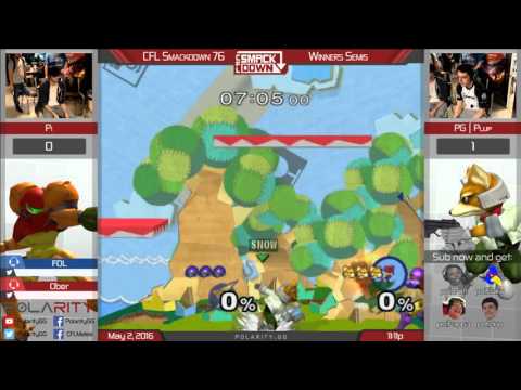 CFLS76 - Pi (Samus) vs PG | Plup (Fox)
