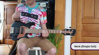 Video thumbnail for Serek Basses - 5 String Midwestern 2 Short Scale Bass Demo - Curtis Novak Pickups by Serek Basses