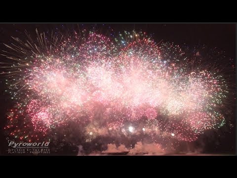 Philippine Int. Pyromusical Competition 2018: Platinum - Opening fireworks - PIPC