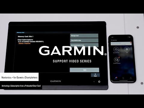 Garmin Support | Garmin Navionics®+ for Garmin Chartplotters | Activation from a Pre-Loaded Card