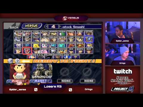 VS Weekly 5/28/14 - Losers R3 - Spider Sense (Ganon) vs Gringo (Ness) - Project M