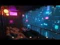 OASIS Cozy Blade Runner Ambience Rain Relaxing Cyberpunk Balcony For Focus Sleep