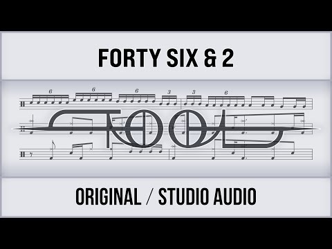 Tool - Forty Six & 2 (Original Audio) [Light Theme] - Drum Sheet Music
