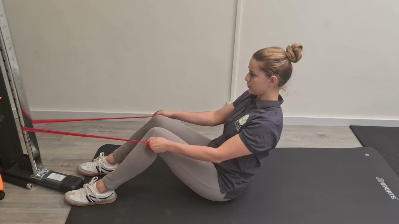 Roeien weerstandband