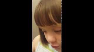 Monster messing with the shampoo