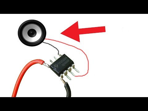 Make Airplane landing and taking off sound use ne555, diy sound idea Video