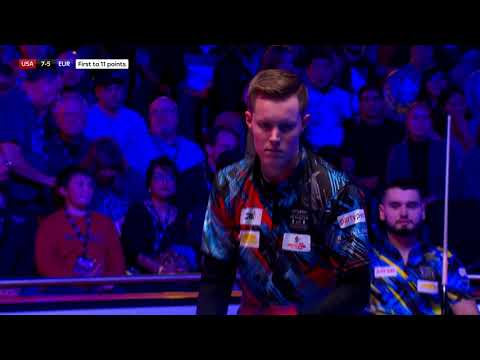 Skyler Woodward/Tyler Styer vs Eklent Kaci/Alex Kazakis | Day Three | 2019 Mosconi Cup