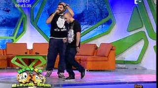 Grasu XXL & Guess Who - Lala Song LIVE [Neatza cu Razvan si Dani] 20.01.2011