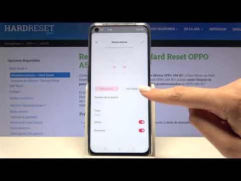Cómo poner alarma en OPPO A54 5G - usar despertador