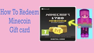 How To Redeem Minecoins Gift Card / How To Activate Minecraft Gift Card Code On Your Xbox Account