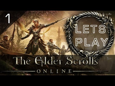 Lets Play The Elder Scrolls Online Episode 1! The Aldmeri Dominion!