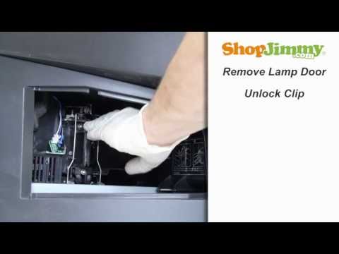 Samsung DLP TV Repair - Replacing & Installing Samsung BP96-01653A DLP Lamp - How to Fix DLP TVs