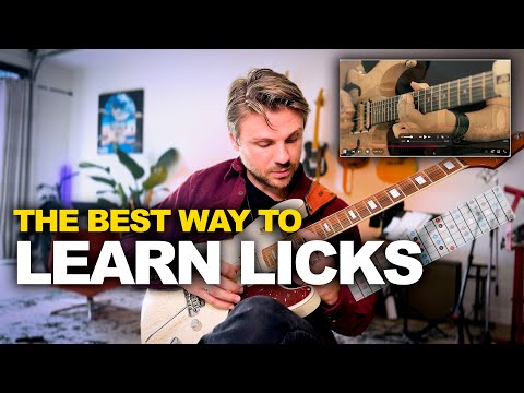 How to LEARN LICKS to Improve you IMPROVISATIONS