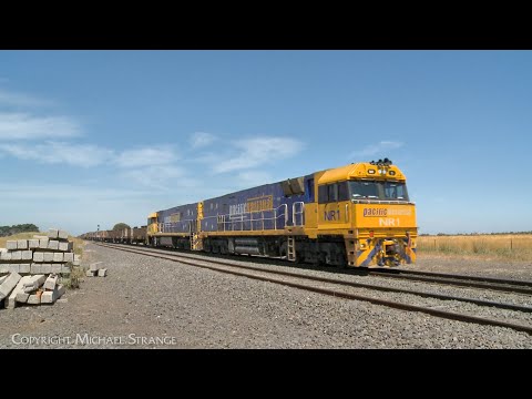 Pacific National 5MP2 Steel Train With NR1 + NR94 (12/1/2023) - PoathTV Australian Railways