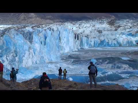 Massive Glacier Calving and Wall Collapse