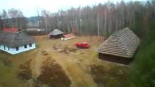 preview picture of video 'Kolbuszowski skansen z lotu ptaka (AR.Drone)'