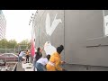 Local Foster Kids Help Paint Mural In Pearl District