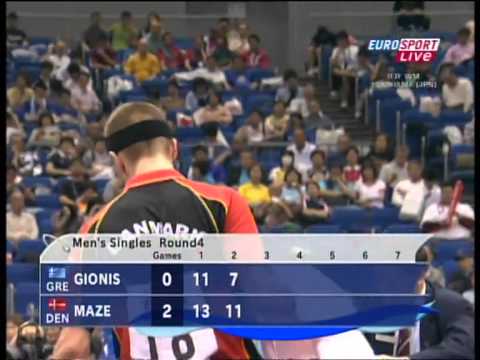Table Tennis - Attack (MAZE) Vs Defense (GIONIS) XVIII !