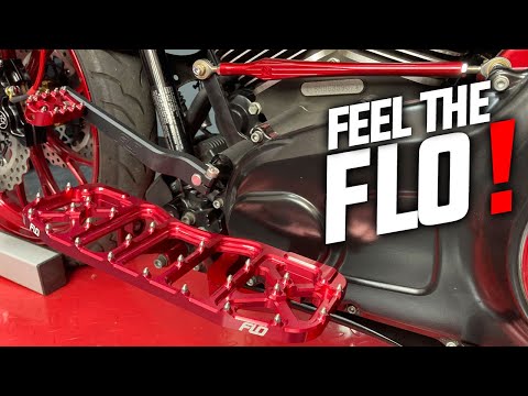 Aggressive Harley Bagger Foot Controls by FLO Motorsports