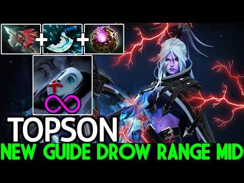 TOPSON [Drow Ranger] New Guide Drow Mid Unlimited Silence Dota 2