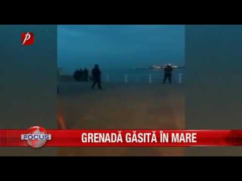 GRENADĂ GĂSITĂ ÎN MARE