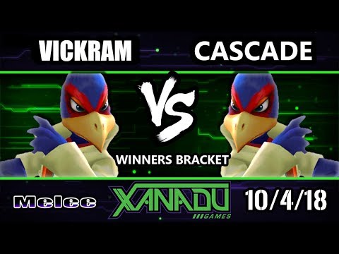 S@X 270 SSBM -  Vickram (Falco) Vs.  Cascade (Falco) Smash Melee Winners Bracket