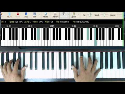 Blue bossa piano tutorial