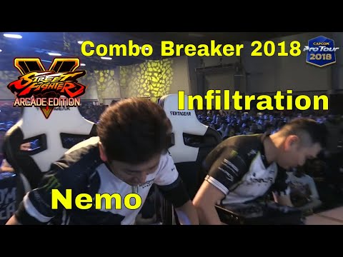 SFV AE - Infiltration VS Nemo | Combo Breaker 2018 Top 8 | CPT 2018