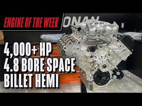 Noonan's 4.8 Bore Space Billet Hemi Engine