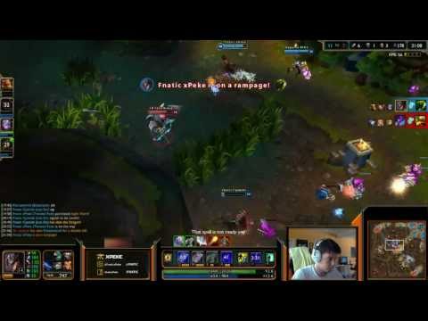 xPeke vs Ocelote - Twisted Fate vs Kha'Zix mid (Diamond l)